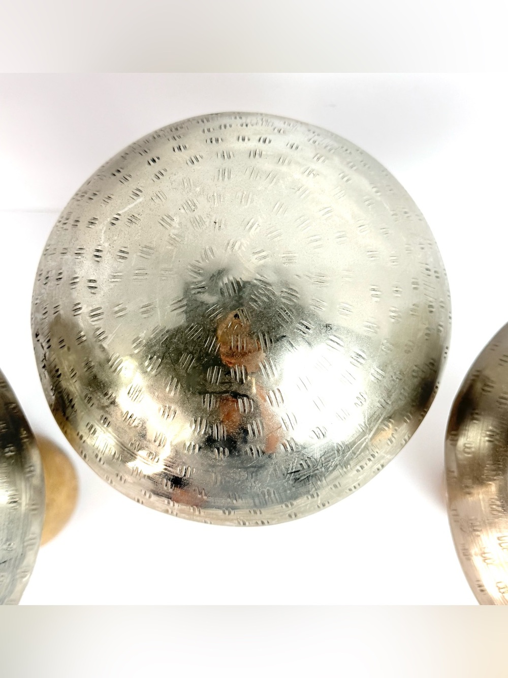 Three Laurel Grove Steel Metal & Wood Toadstool Mushroom Sculpture 10”Home Decor - Picture 6 of 15